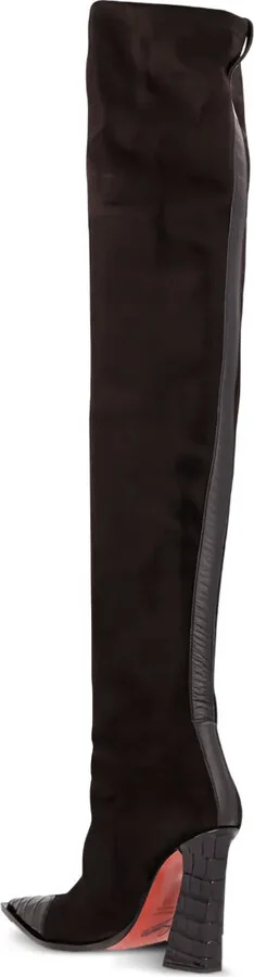 Pasilla croc-detail boots - Image 3
