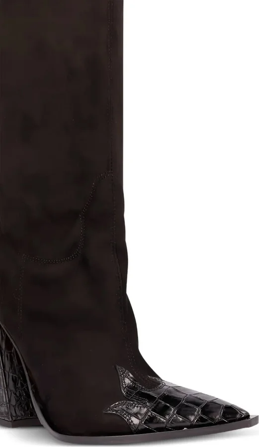 Pasilla croc-detail boots - Image 4
