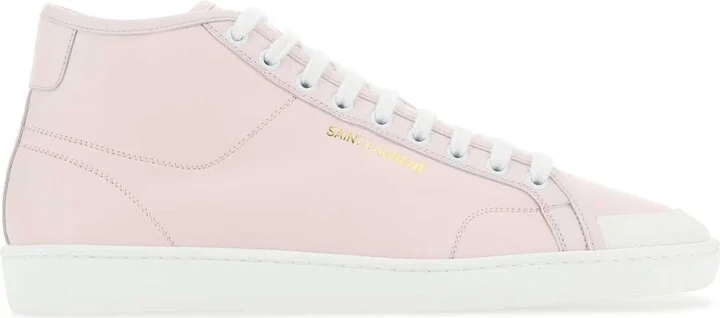 Pastel Pink Leather Court Classic Sneakers