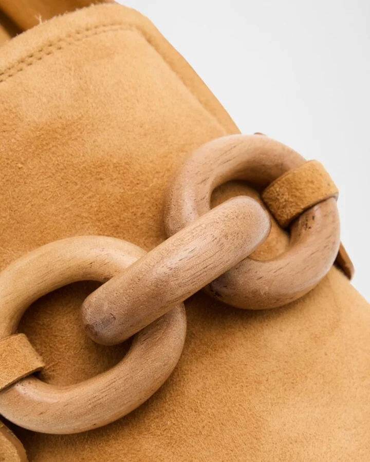 Pastora Suede and Wood Slip-On Sneakers - Image 8