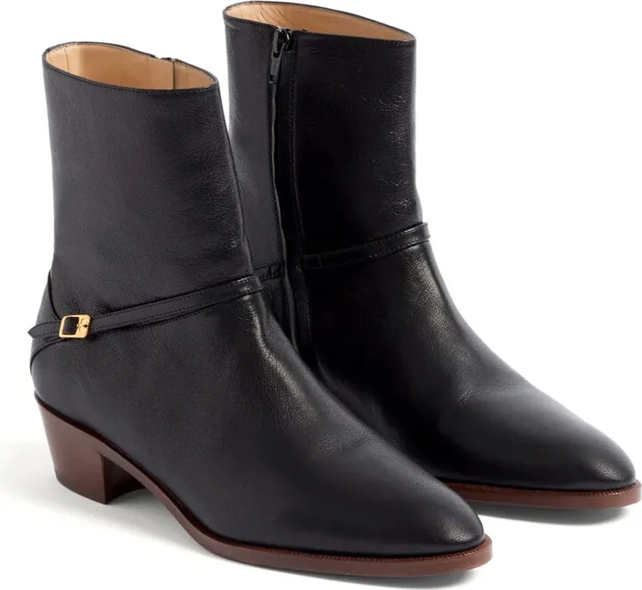 Pat leather ankle boots - Image 2
