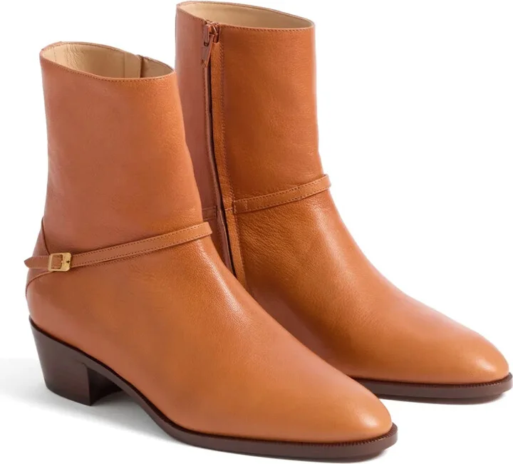 Pat leather ankle boots - Image 2