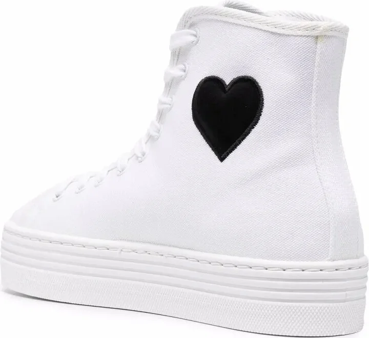 Patch-Detail Lace-Up Sneakers - Image 3