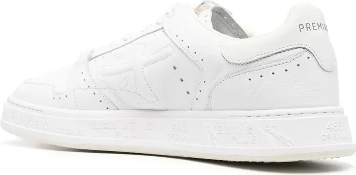 Patch-Detail Lace-Up Sneakers - Image 3