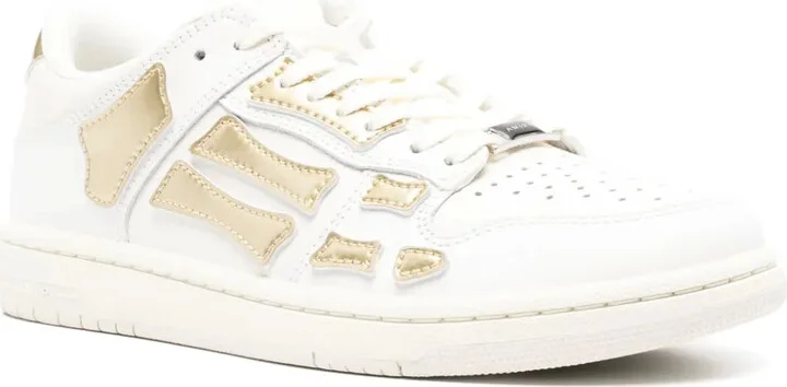 Patch-Detail Leather Sneakers - Image 2