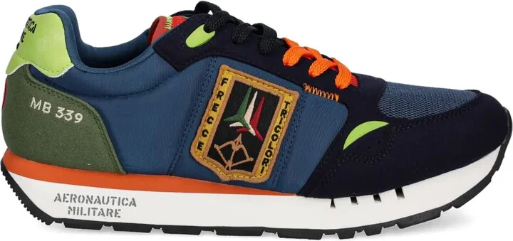 Patch-Embroidered Running Sneakers