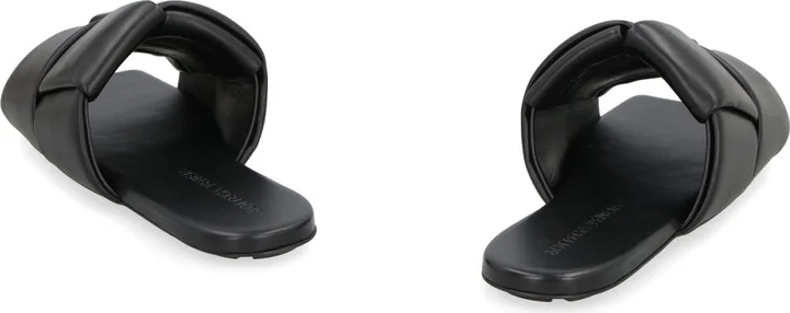 Patch Leather Mules - Image 4