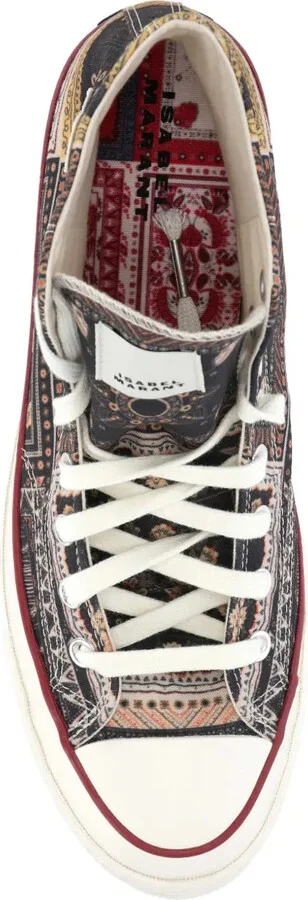 Patch-Work High-Top Trainers - Image 3