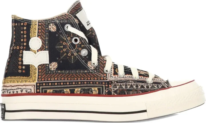 Patch-Work High-Top Trainers