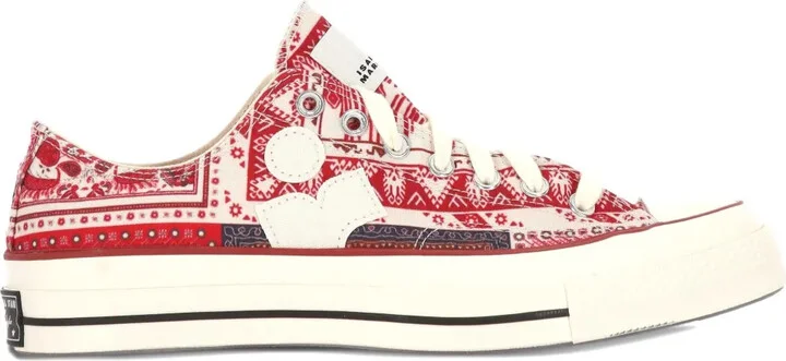 Patch-Work Paisley Trainers