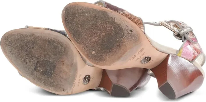 Patchwork-Design Sandals - Image 2