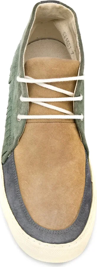 Patchwork Lace-Up Sneakers - Image 4