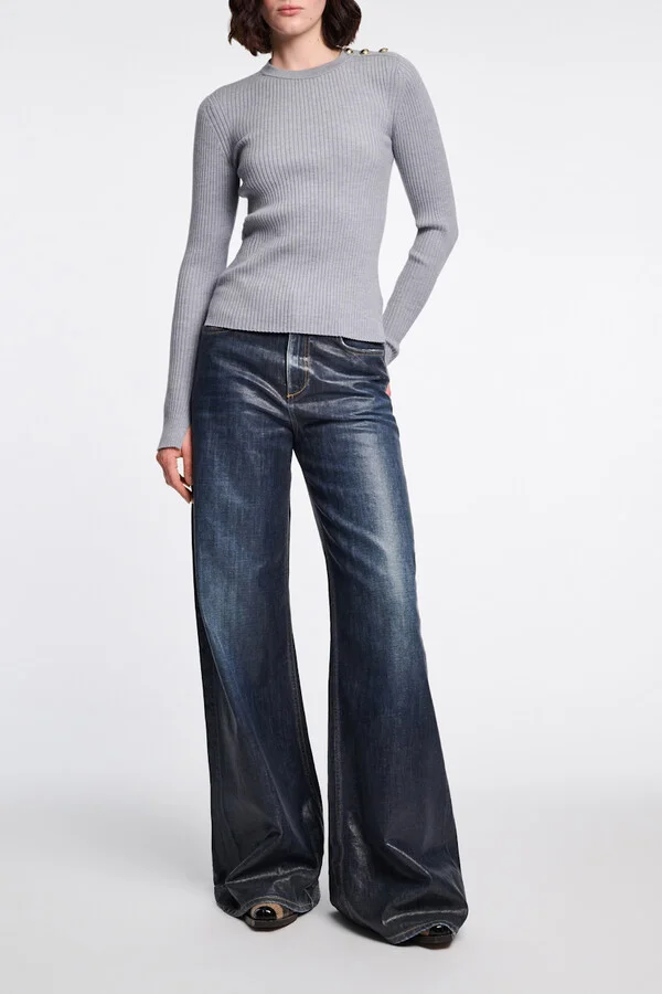 Patchwork striped Western-style Chelsea boots - Image 2