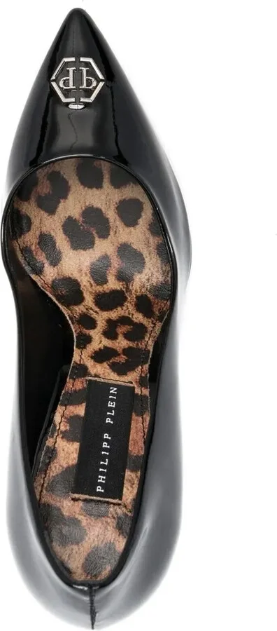 Patent 100mm Leather Pumps - Image 4