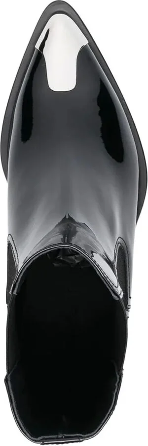Patent Ankle Boots - Image 4