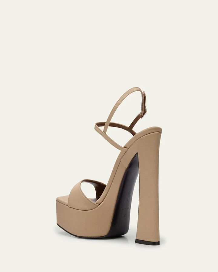 Patent Ankle-Strap Platform Sandals - Image 2