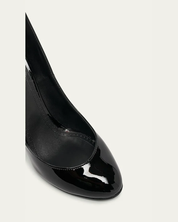 Patent Ankle-Strap Stiletto Pumps - Image 5