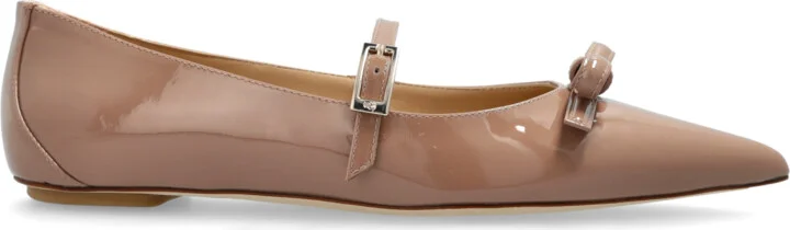Patent Ballet Flats Felicity, , - Beige
