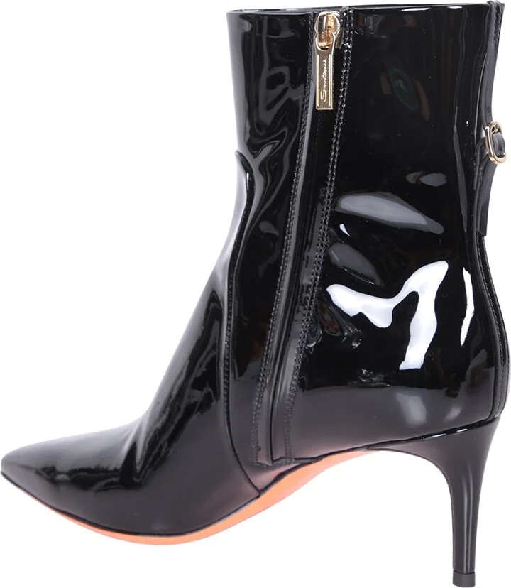 Patent Black Ankle Boot - Image 3