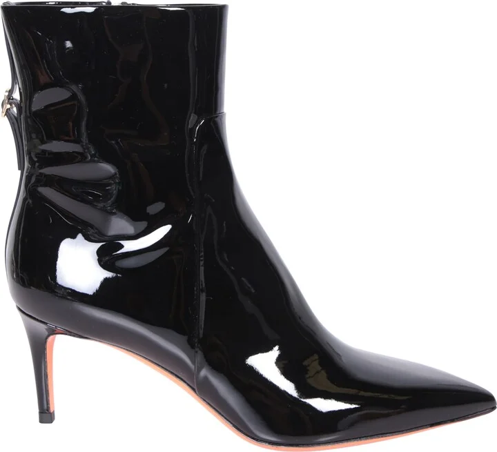 Patent Black Ankle Boot