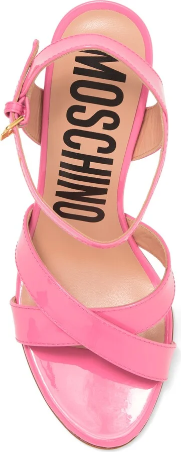 Patent Faux Leather Sandal - Image 4