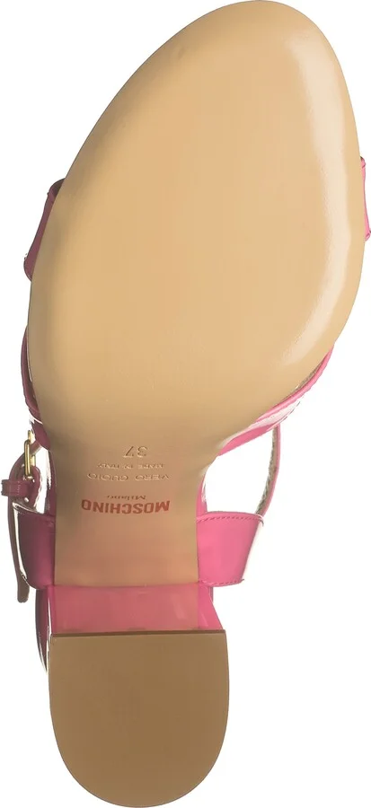 Patent Faux Leather Sandal - Image 5