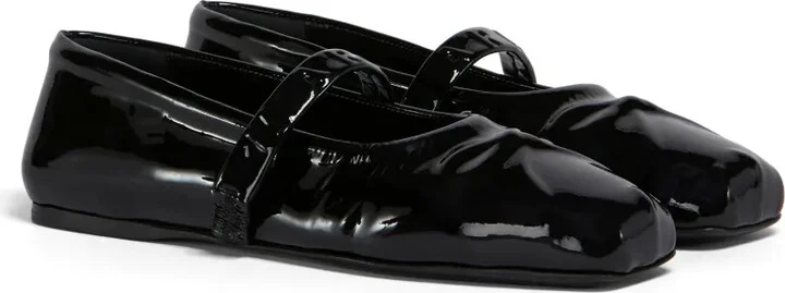 Patent-Finish Ballerina Shoes - Image 2