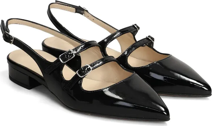 Patent-Finish Ballet Flats - Image 2