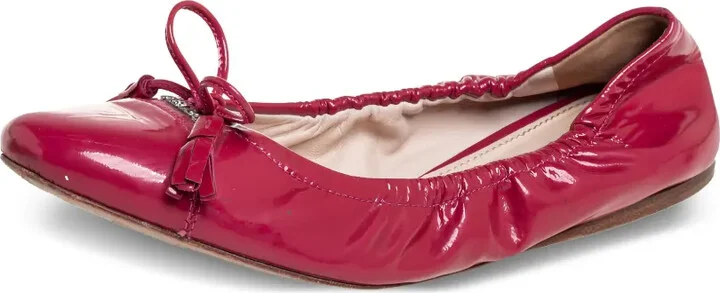 Patent-Finish Ballet Flats - Image 2