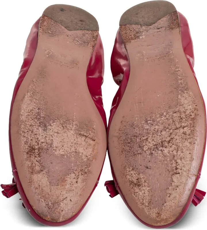 Patent-Finish Ballet Flats - Image 4