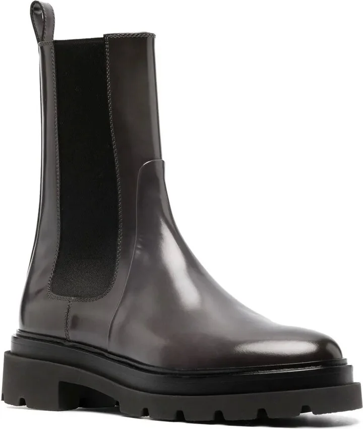 Patent-Finish Chelsea Boots - Image 2