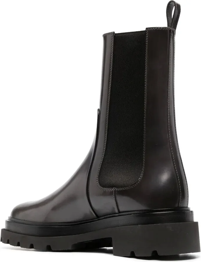 Patent-Finish Chelsea Boots - Image 3