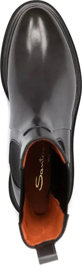 Patent-Finish Chelsea Boots - Image 4