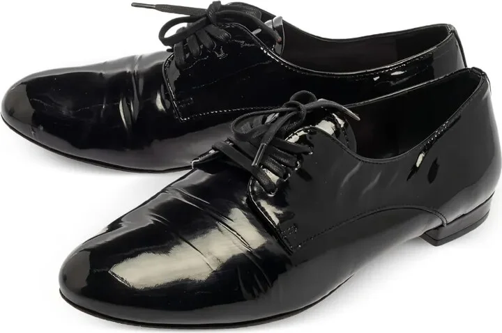 Patent-Finish Derby Shoes - Image 4