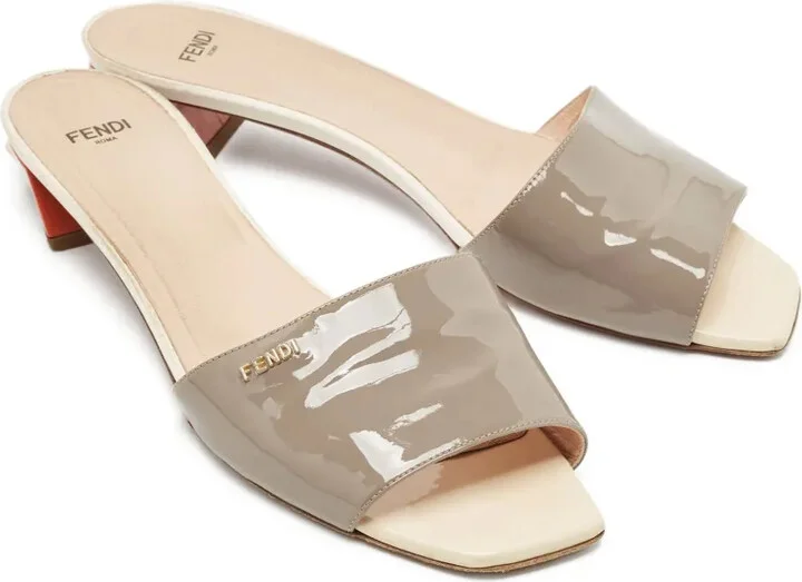 Patent-Finish Flat Sandals - Image 2