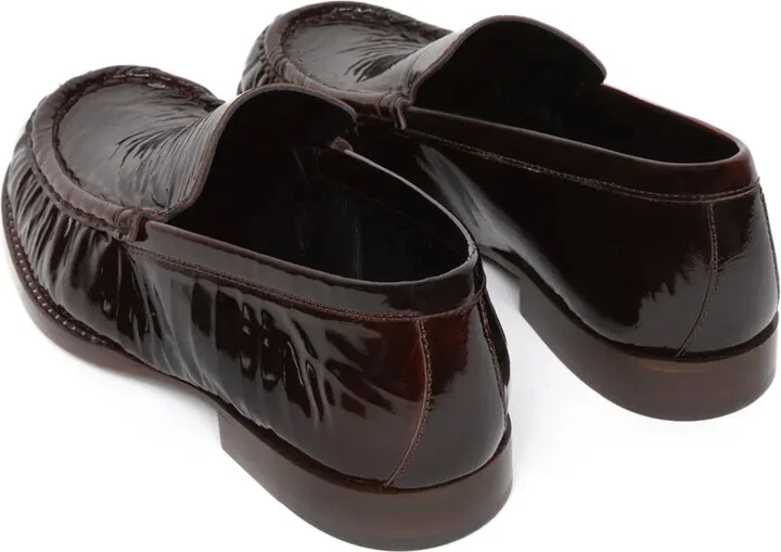 Patent-Finish Leather Loafers - Image 2
