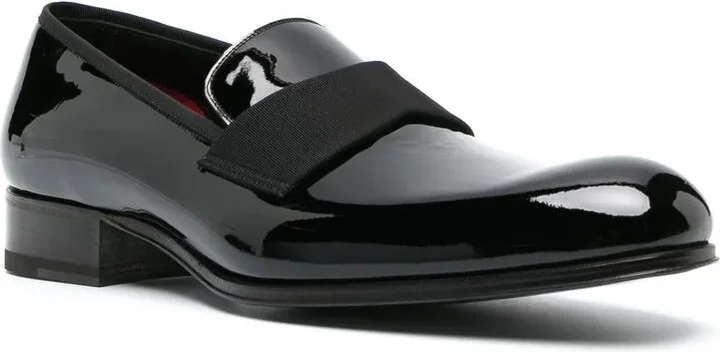 Patent-Finish Leather Loafers - Image 2