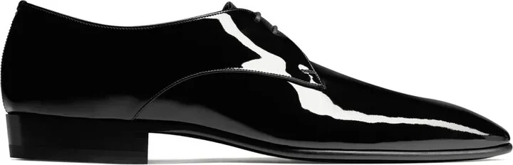 Patent-Finish Leather Loafers