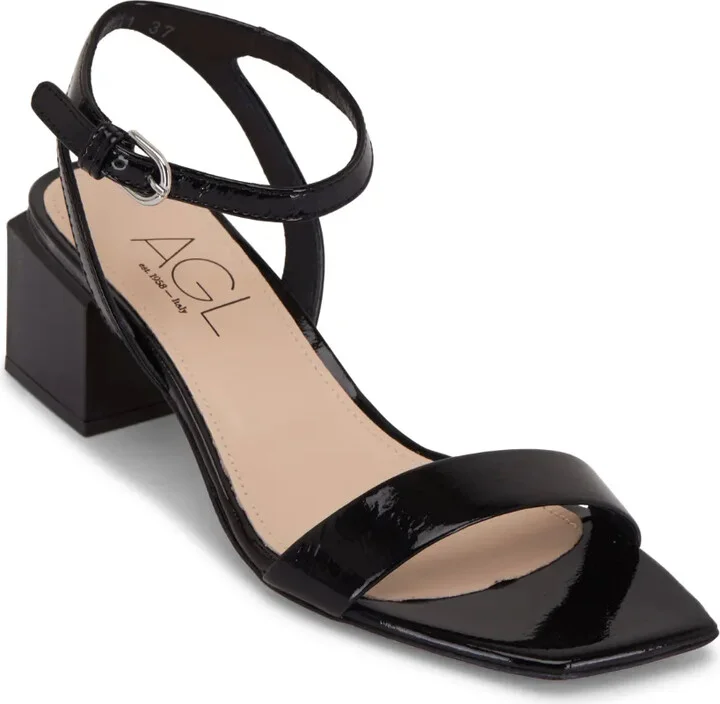 Patent-Finish Leather Sandals - Image 2