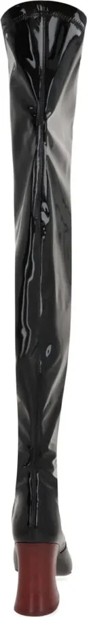 Patent-Finish Over-The-Knee Boots - Image 3