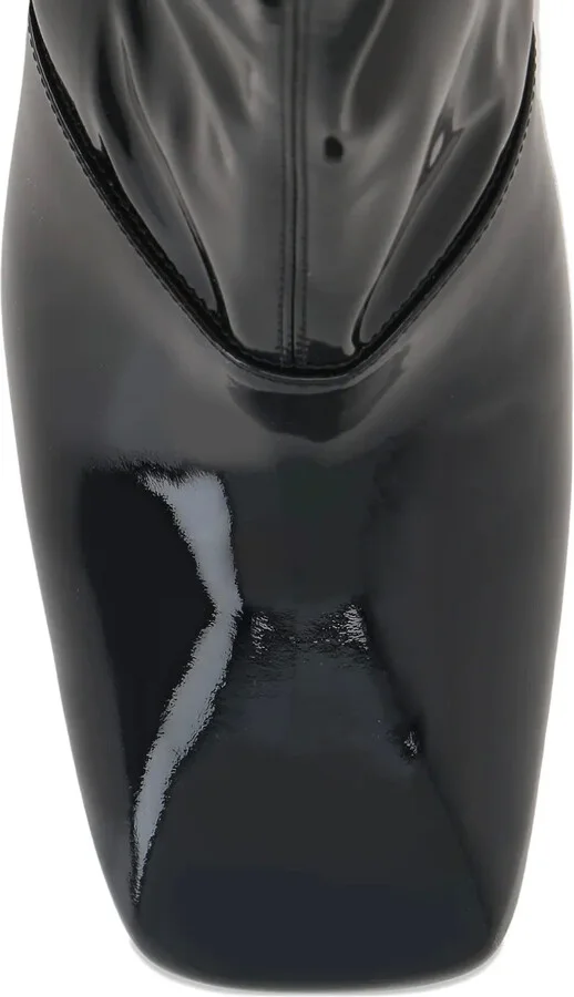 Patent-Finish Over-The-Knee Boots - Image 4
