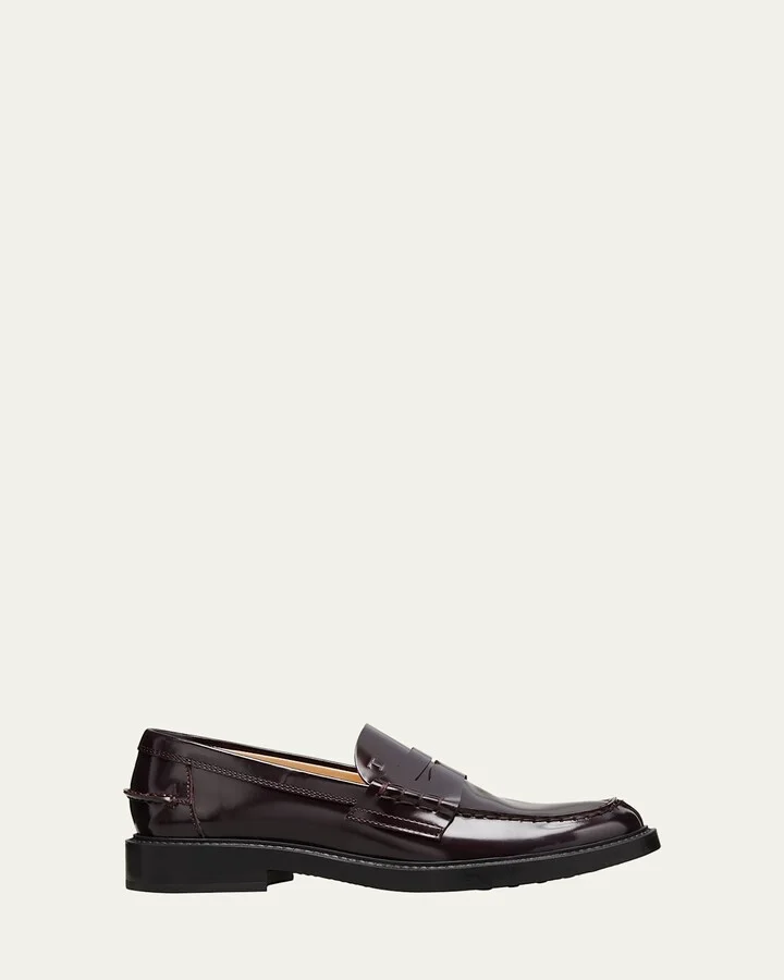 Patent Flat Penny Loafers