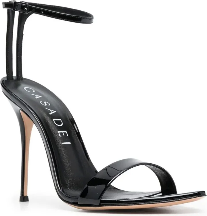 Patent Leather 115mm Sandals - Image 2