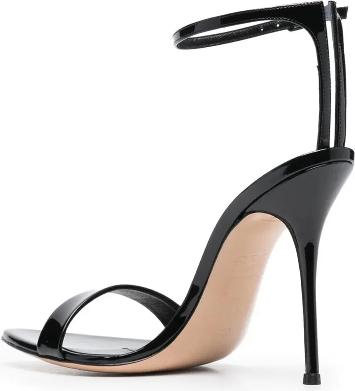 Patent Leather 115mm Sandals - Image 3