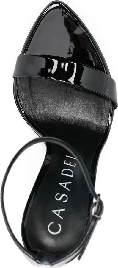 Patent Leather 115mm Sandals - Image 4