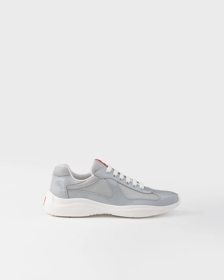 Patent leather and technical fabric Prada America's Cup sneakers - Image 2