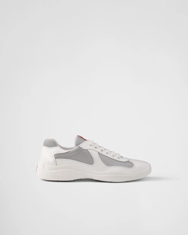 Patent leather and technical fabric Prada America's Cup sneakers - Image 2
