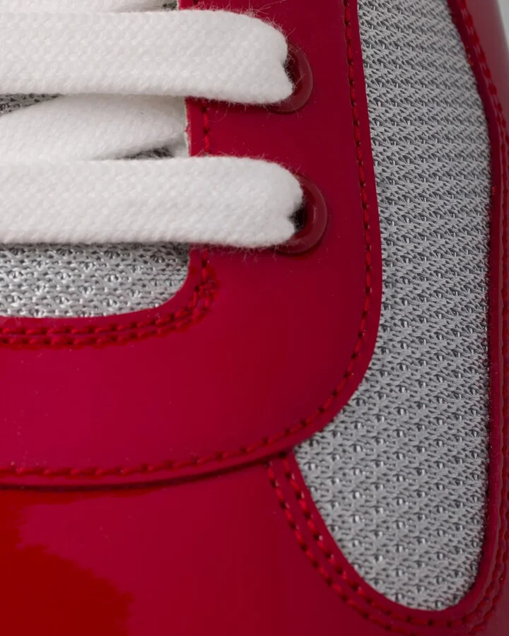 Patent leather and technical fabric Prada America's Cup sneakers - Image 6