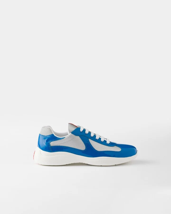 Patent leather and technical fabric Prada America's Cup sneakers - Image 2