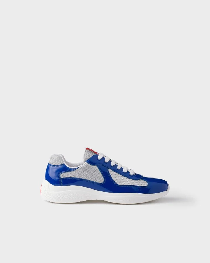 Patent leather and technical fabric Prada America's Cup sneakers - Image 2